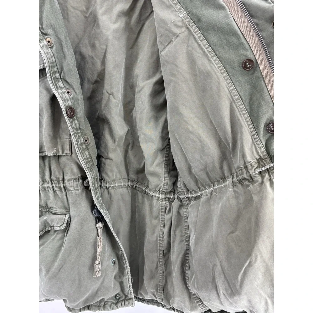US Army M-65 Field Jacket Size Small USA Vintage Coat M65 Distressed Vietnam Era